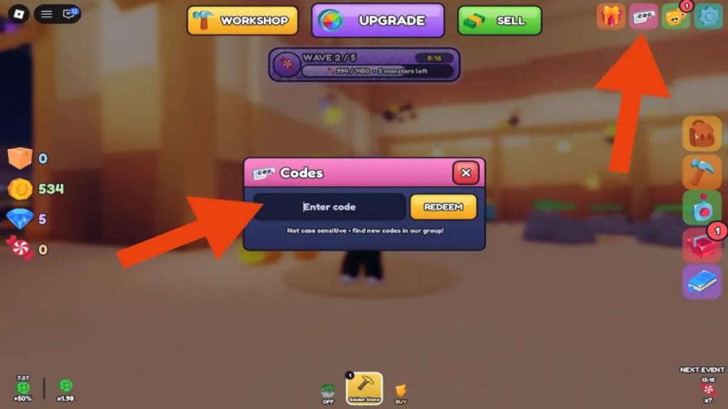 spin to upgrade how to redeem codes