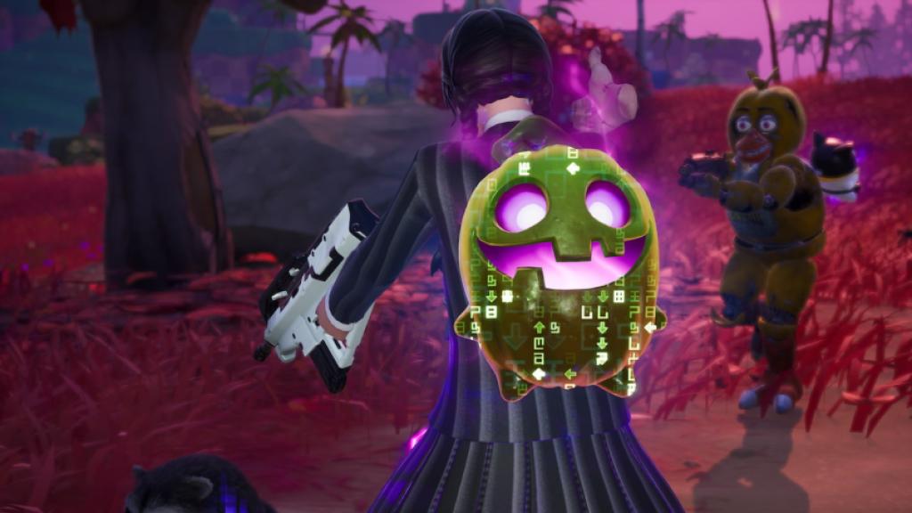 Spooky dash sprite on players back in fortnite