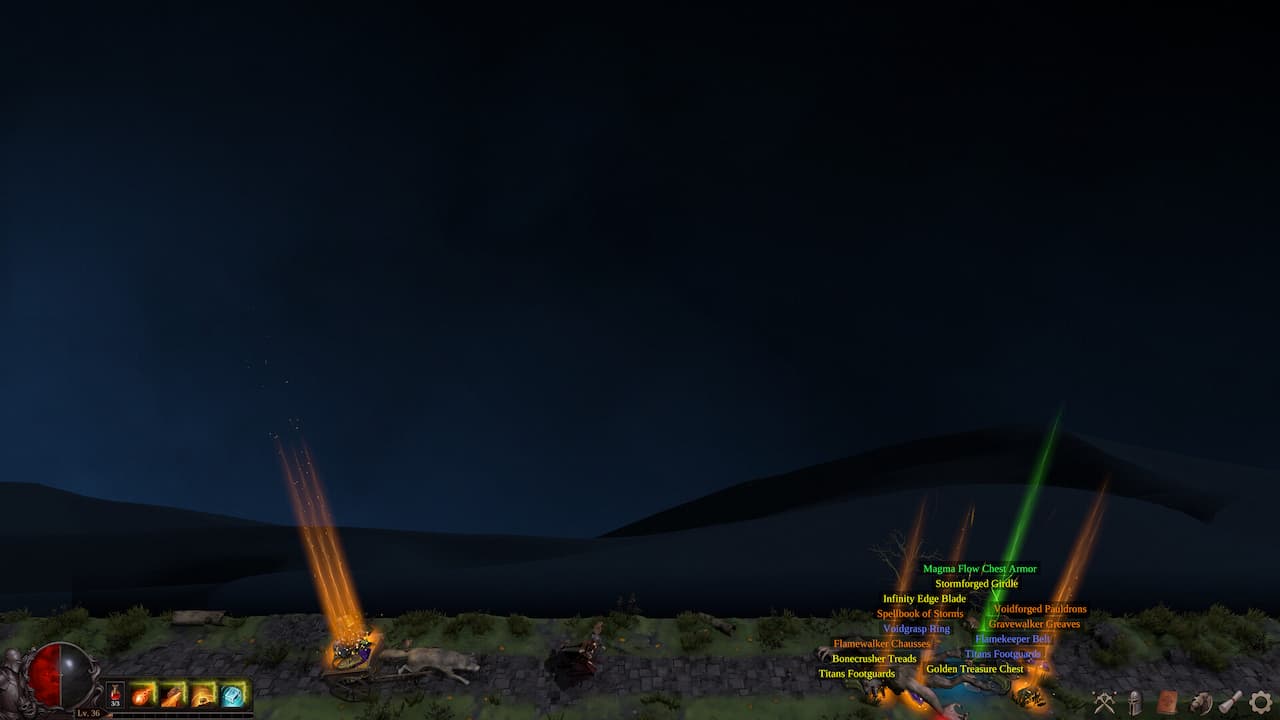 Getting the loot in Deksrawl: Idle ARPG