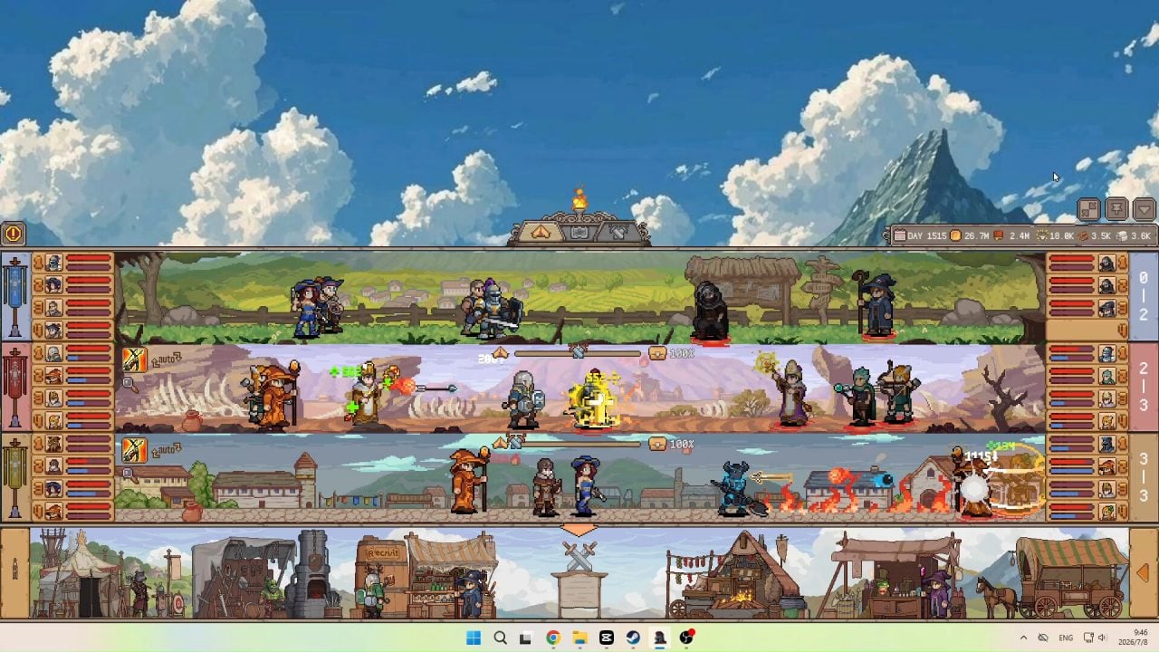 A combat scene in Duelist