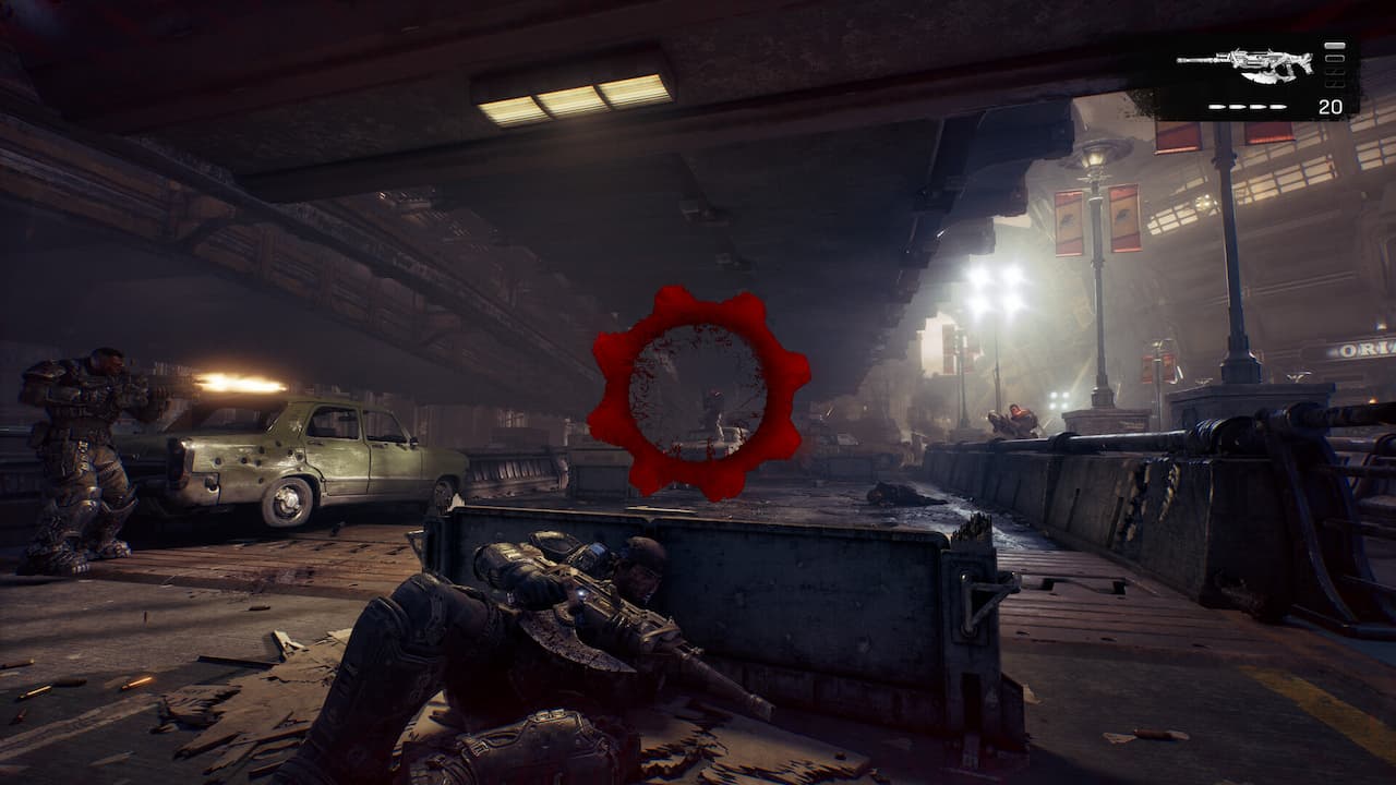 Players fighting it out in Gears of War: E-Day