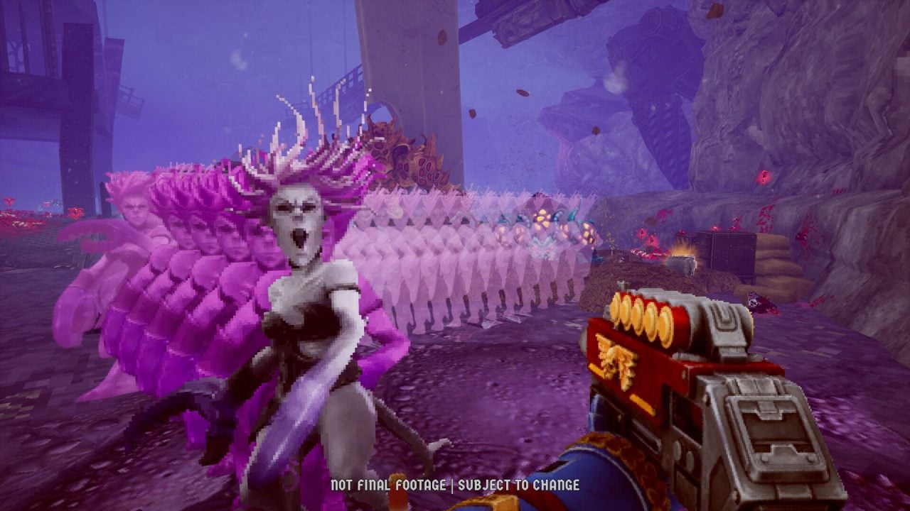 Killing enemies in Boltgun 2