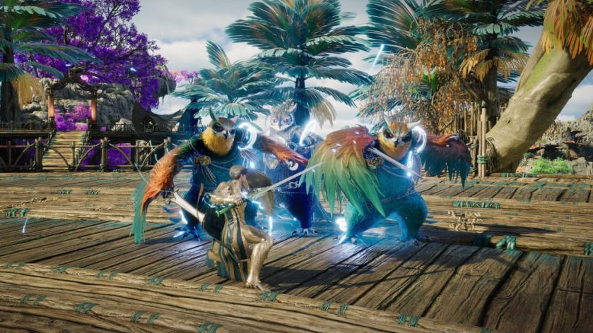 A combat scene in Aion 2