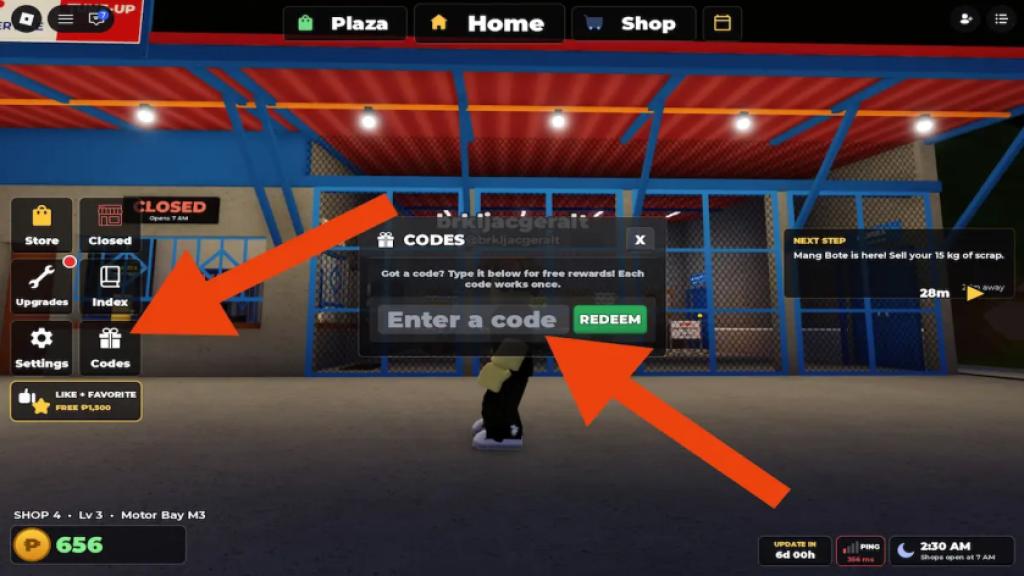 talyer roblox how to redeem codes