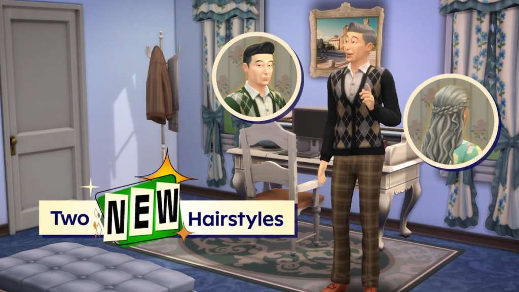 Two new hairs in october 2026 update for the sims 4