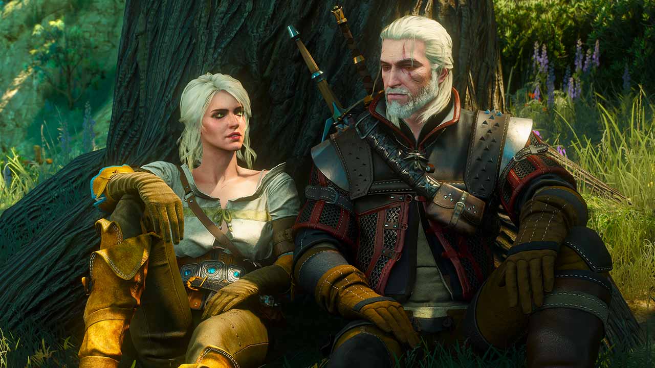 Geralt and Ciri in The Witcher 3
