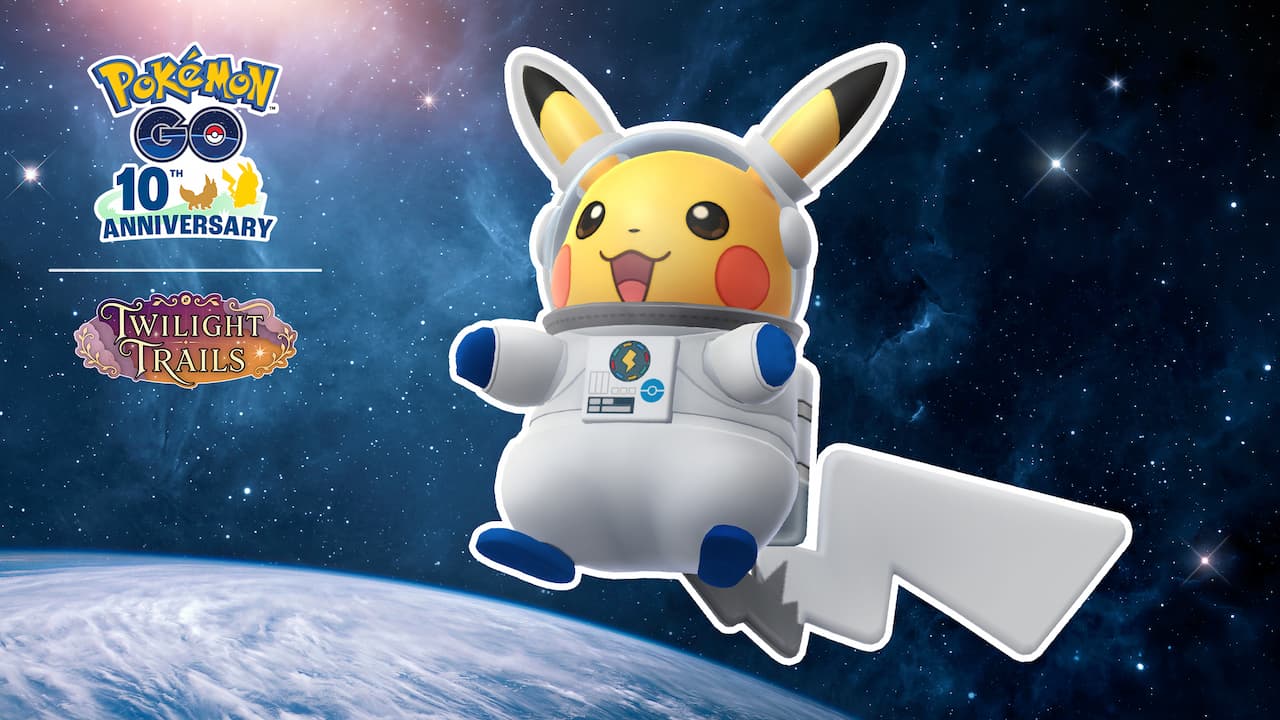 Astronaut Pikachu in Pokemon Go