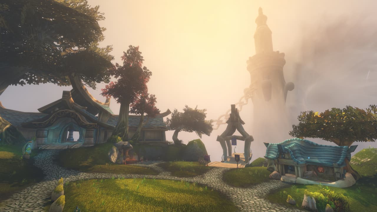WoW Forever a still image of the Zephras starting zone.