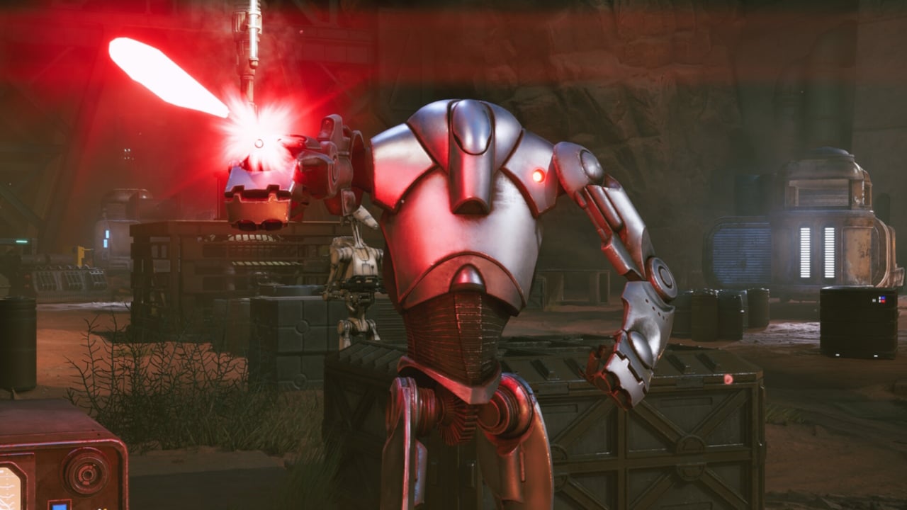 Star Wars Zero Company battle droid firing